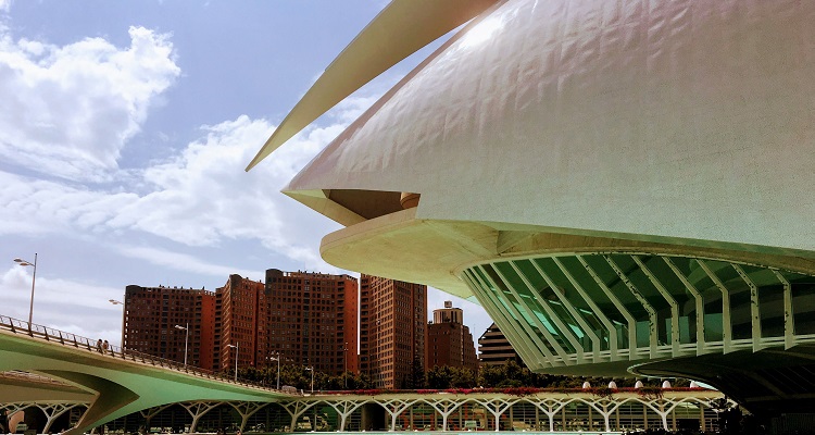 Città delle Arti e delle Scienze Esterno della Città delle Arti e delle Scienze a Valencia