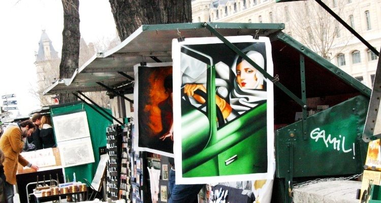 Tamara de Lempicka Parigi in 24 ore. Stampa di Tamara de Lempicka lungo la Senna