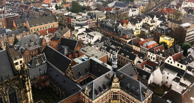 I tetti di Utrecht visti dalla Dom Tower