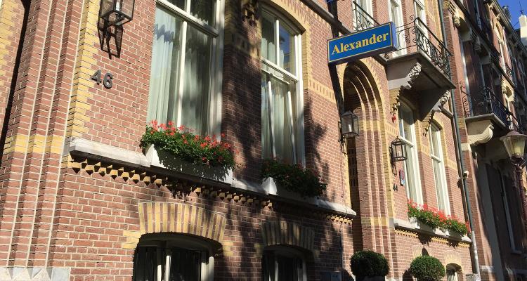 Facciata dell'hotel Alexander di Amsterdam
