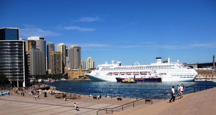 Una nave a Sydney Harbour