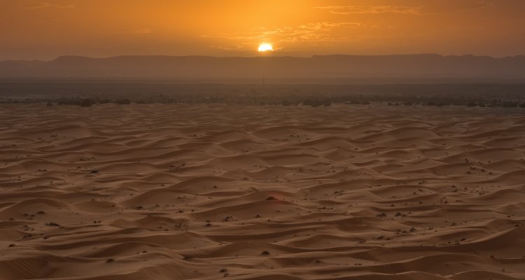 Deserto al tramonto