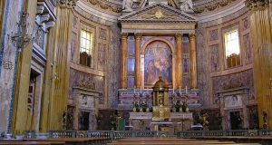 Ignazio da Loyola: interno della chiesa del Gesù a Roma