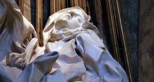 Scultura erotica: particolare dell'Estasi di Santa Teresa