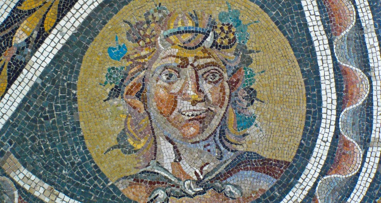 Mosaico di un satiro a Palazzo Massimo alle Terme