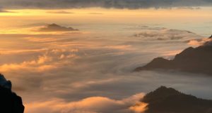 Viaggiare fa bene: nuvole viste dall'alto