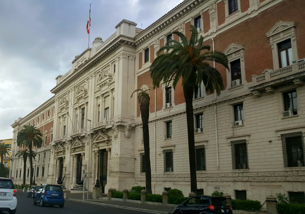 Palazzo Marina dall'esterno