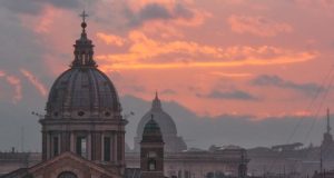 Tramonto da Trinità dei Monti
