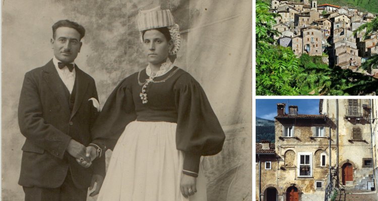 Sposarsi a Scanno: foto d'epoca di un matrimonio tradizionale e cartoline da Scanno