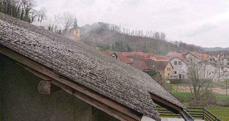 Il fascino discreto della Slovenia: i tetti di Rogatec