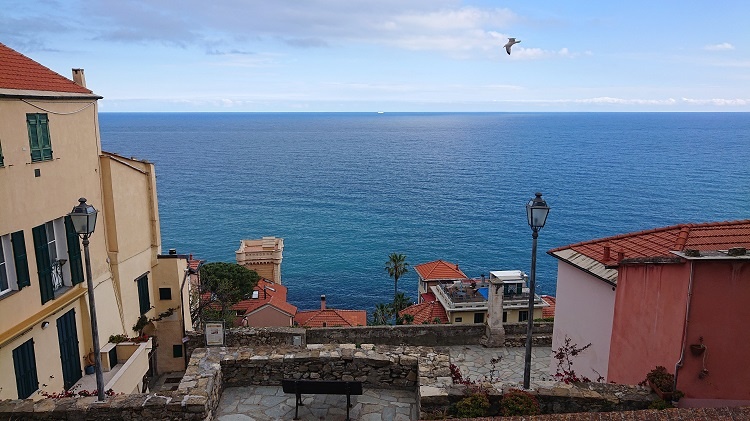 Il mare a Imperia Uno dei panorami sul mare del Parasio