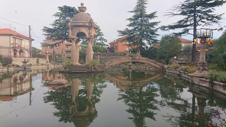 Villa Grock Il laghetto di Villa Grock