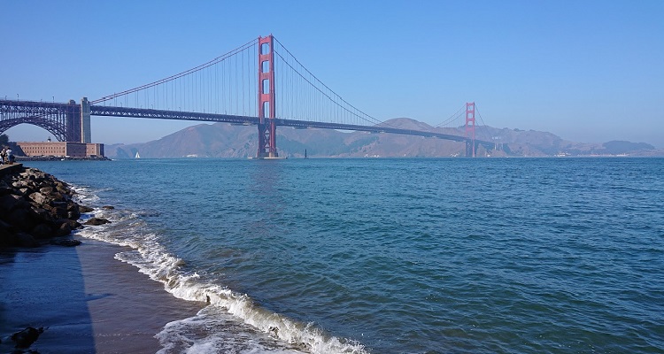 Il Golden Gate Bridge in una giornata di sole