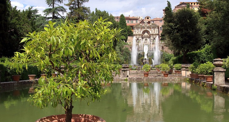 Cosa vedere nel Lazio: cascata a Villa d'Este, Tivoli