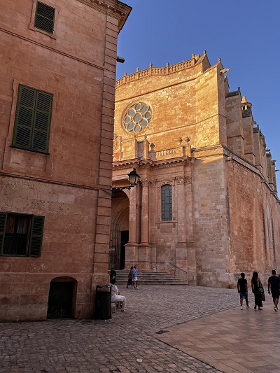 Ciutadella: Cattedrale di Santa Maria al tramonto