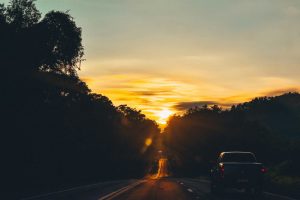 viaggio interiore al tramonto