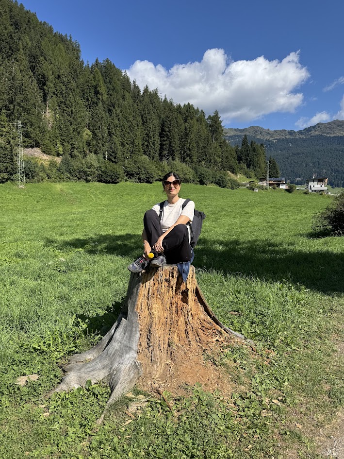 Prati e sentiero a Racines vicino a Vipiteno, Alto Adige